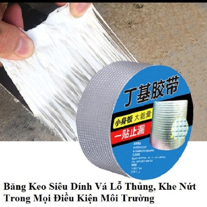 Băng dính chống thấm, bịt, vá lỗ thủng.